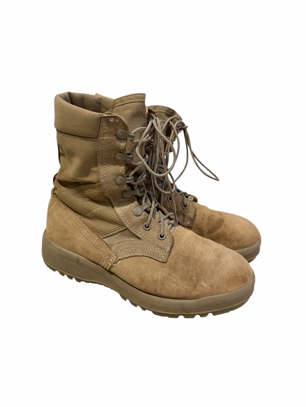 Belleville Military Combat Lace Up Boots Mens 6.5R Coyote Brown AHWC 18-D-1001